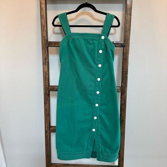 MAEVE Anthropologie Elizabeth Button Front Dress - Picture 4 of 8